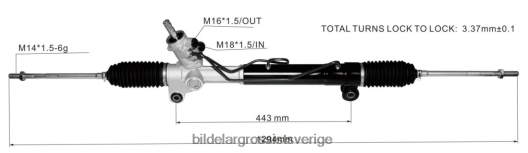 Bildelar Göteborg | X4T8RP2706 servostyrningsställ 96626519 96626518 04817547 96626520 CHEVROLET