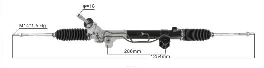 Bildelar Helsingborg | X4T8RP2785 servostyrningsställ 68140-628ae 223034 1020266 DODGE/CHRYSLER