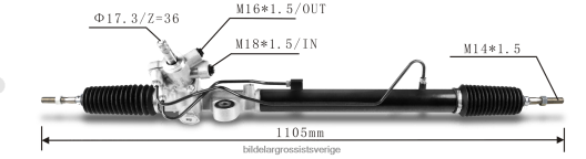 Bildelar Helsingborg | X4T8RP2525 servostyrningsställ 53601-tb0-p01 53601-ta0-a01 53601-ta0-a02 HONDA