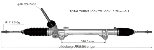 Bildelar Göteborg | X4T8RP2806 servostyrningsställ 48001-8099r 480011626r RENAULT
