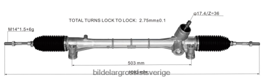Bildelar Göteborg | X4T8RP2476 servostyrningsställ 45510-47060 TOYOTA