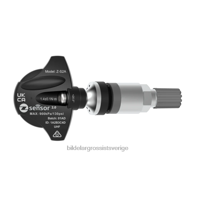 Bildelar Sundsvall HV84F2188 tesla oe utbyte tpms sensor - oe p/n 103460200a frekv 433mhz metallventilskaft - silver